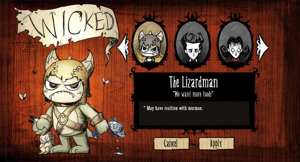 Как сделать своего персонажа в don t starve together Как сделать своего персонажа в don t starve together