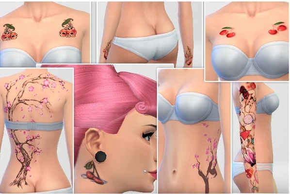 Как сделать татуировку для sims 3