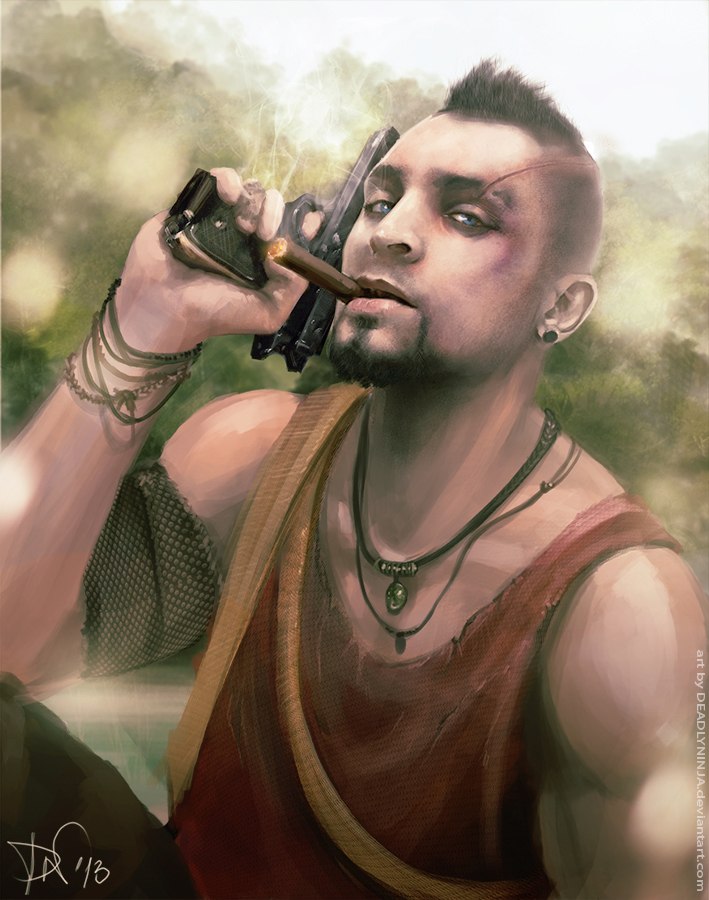 Вас из far cry 3 нарисованный Вас из far cry 3 нарисованный