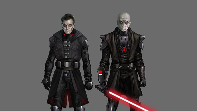 Дарт Кеноби, Дарт Люк и джедай Вейдер на артах отмененной Star Wars: Battlefront 4