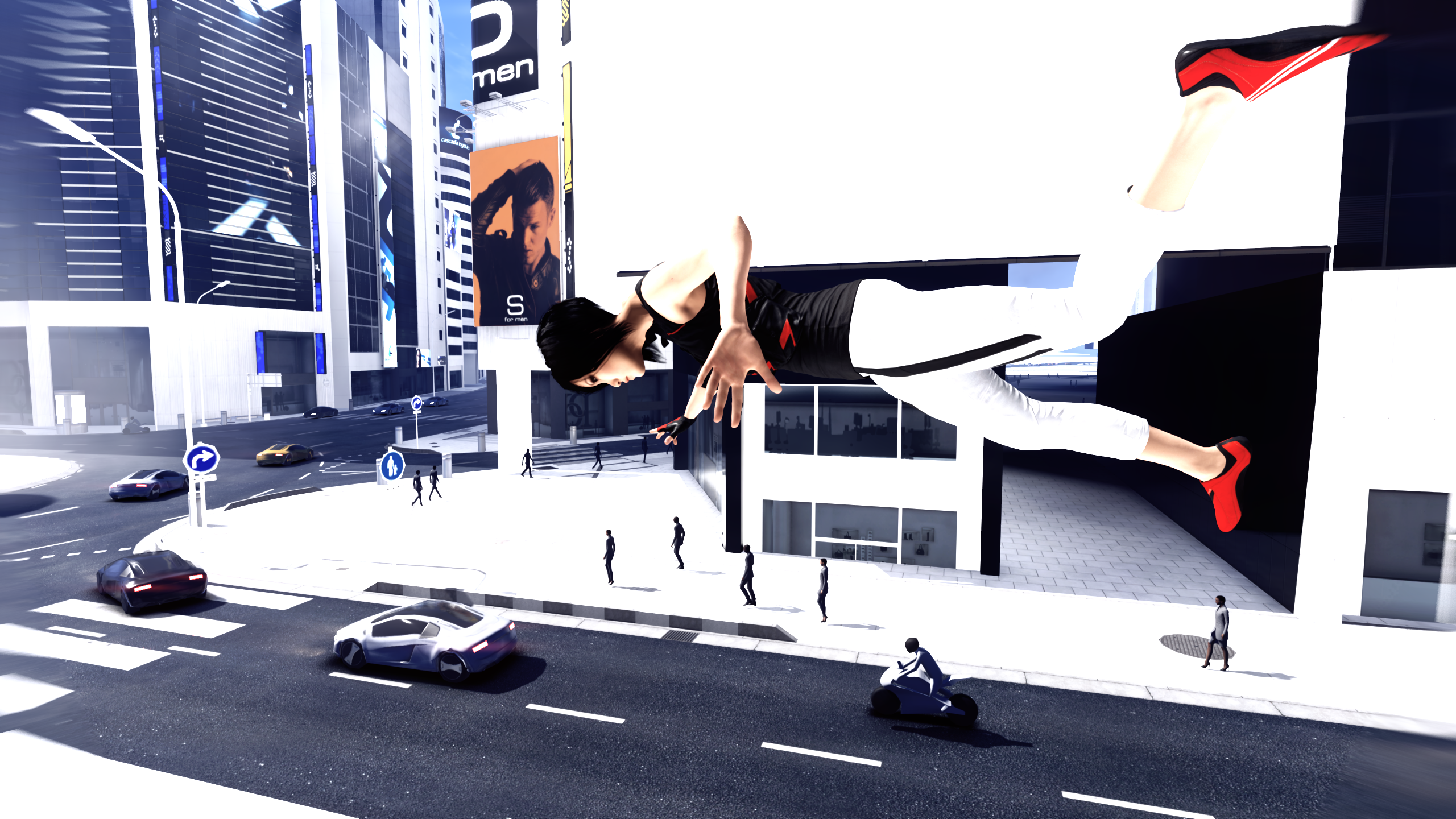 Как сделать сальто перед приземлением в mirrors edge Как сделать сальто перед приземлением в mirrors edge