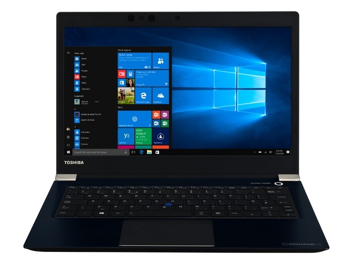 Toshiba представила бизнес-ноутбук Portege X30