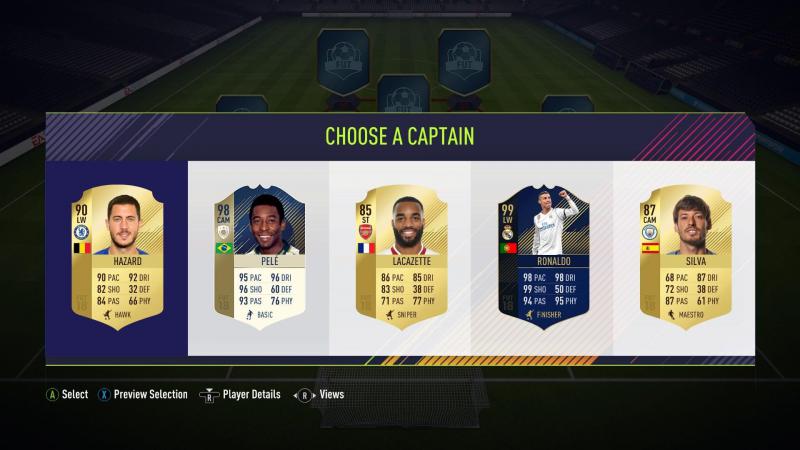 FUT Draft позволяет собрать команду из футболистов мечты — даже если в вашем основном составе эти монстры никогда не появятся.