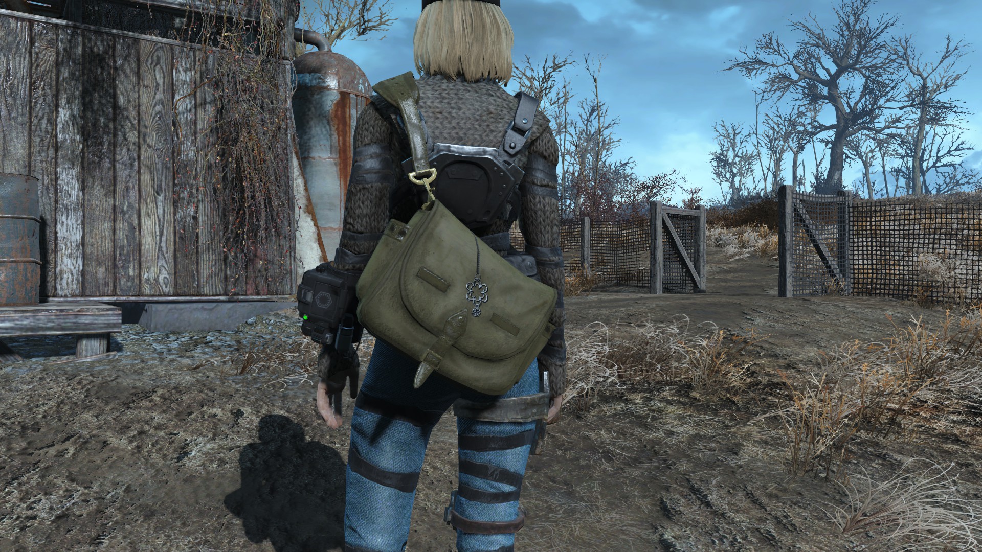 Fallout 4 моды Оружие за Спиной