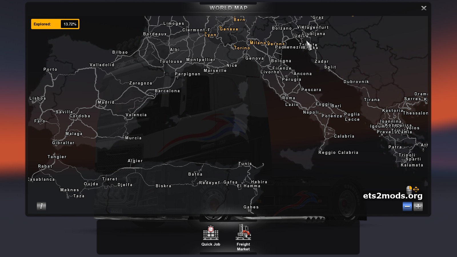 Карты для Ets 2 1.8.2.5