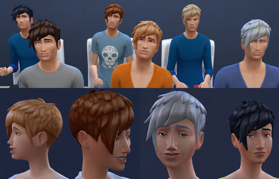 Sims 4 мод на прически 105