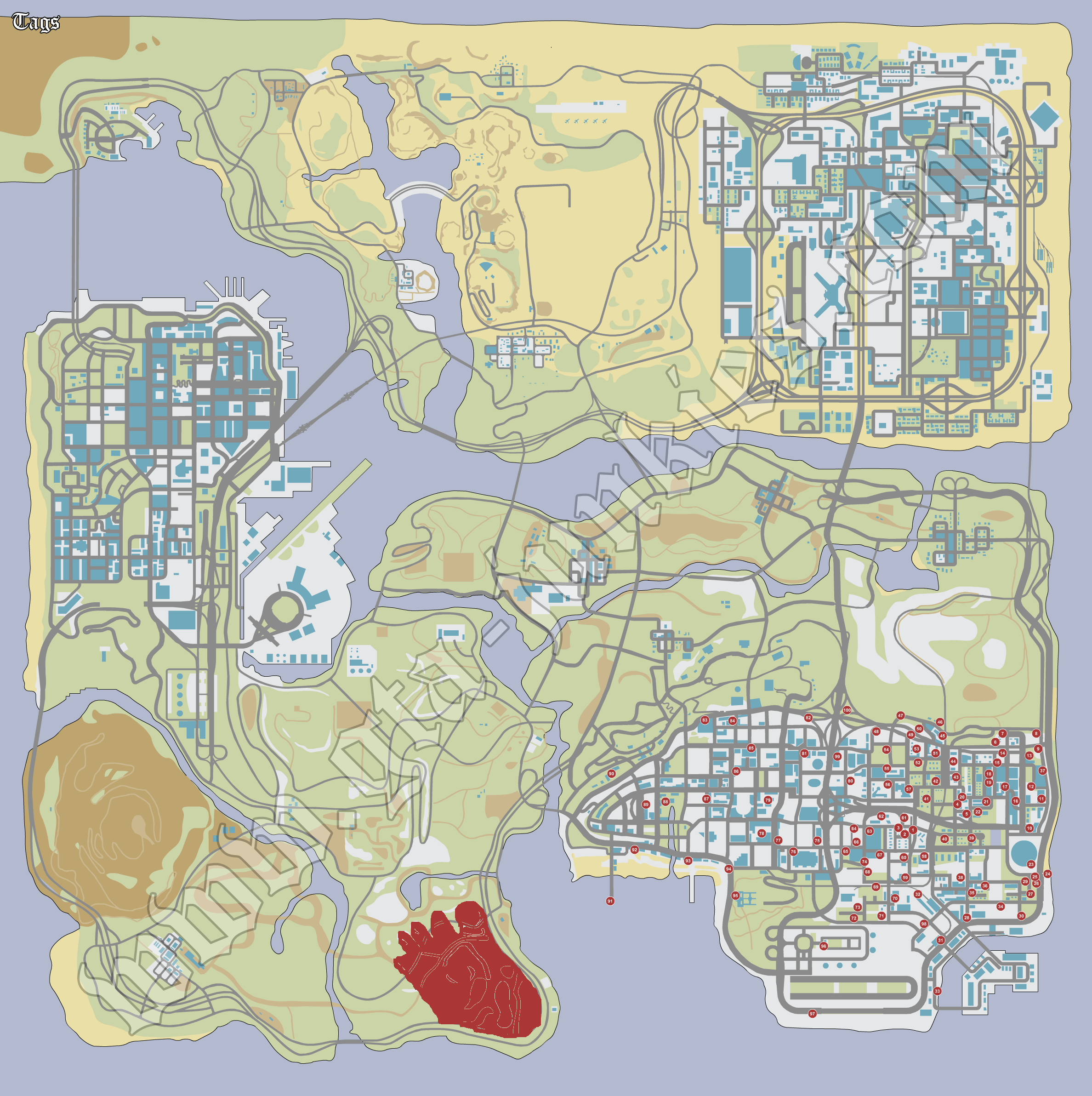 Gta Sa Карта Устриц - artcorp
