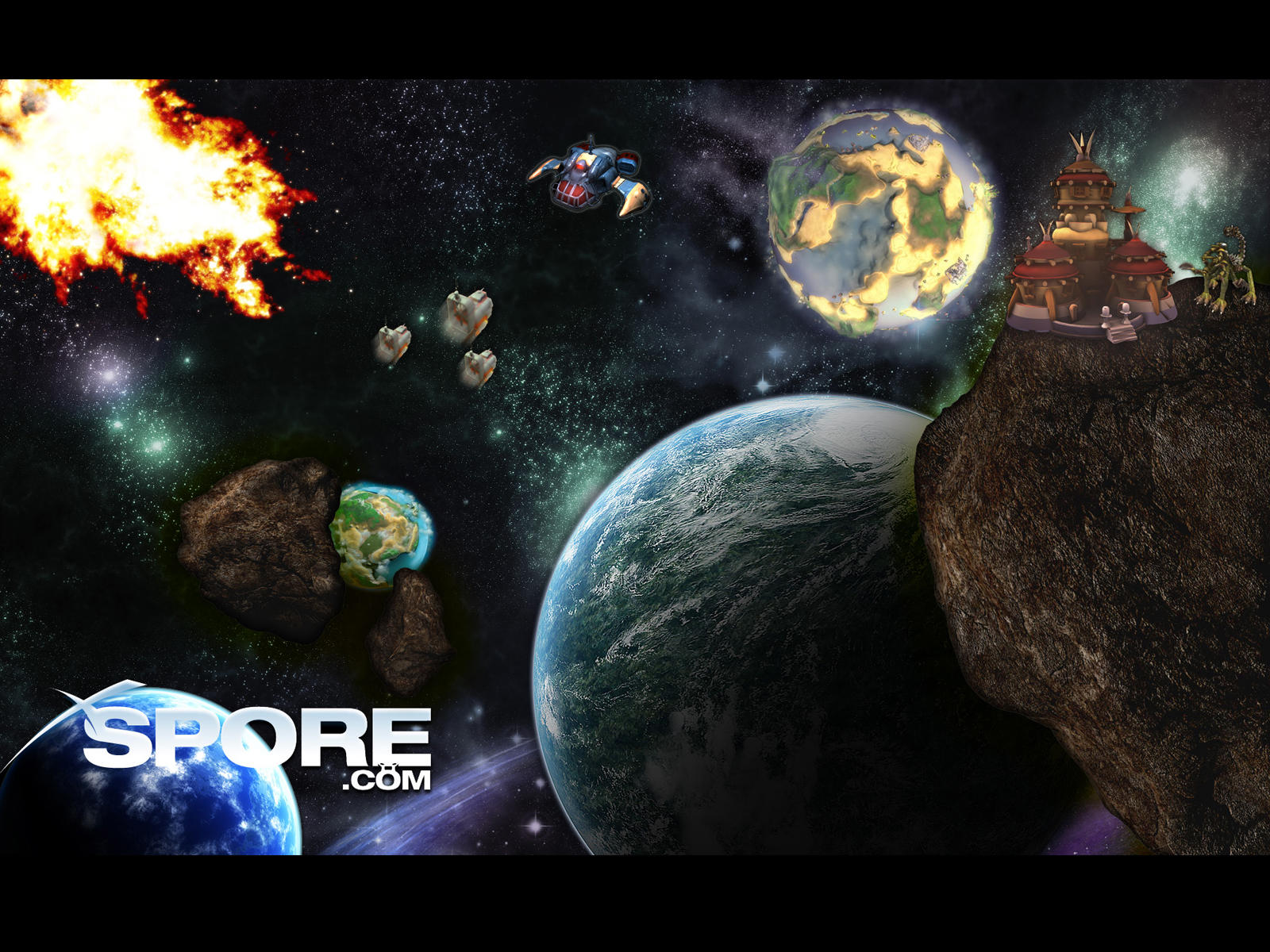 Ответы Как сделать свою планету в Spore? 75 Ответы Как сделать свою планету в Spore? 72