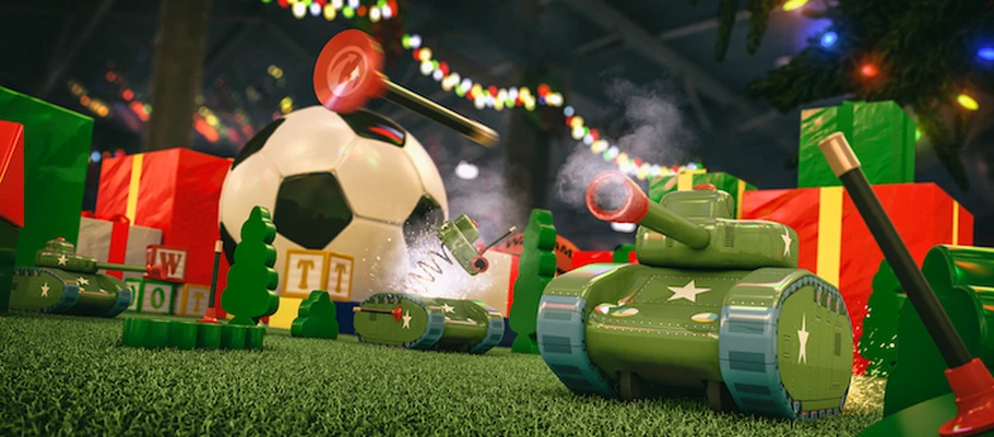 В консольной World of Tanks начинаются зимние праздники