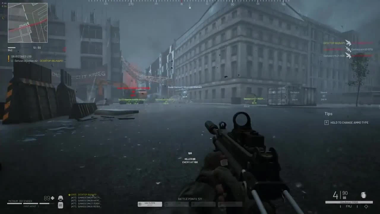 World War 3 - 26 минут атаки и защиты геймплей | Gamescom 2018