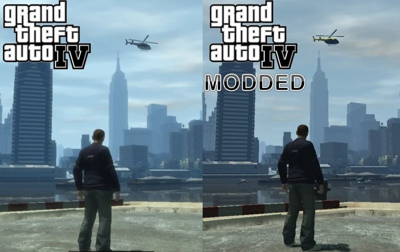 Grand Theft Auto 4 "GTA:TBoGT Graphics for Grand Theft Auto IV"