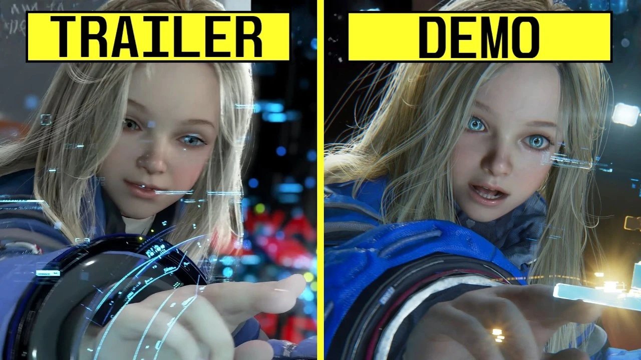 Случился даунгрейд? Сравнение графики демо и первого трейлера Pragmata