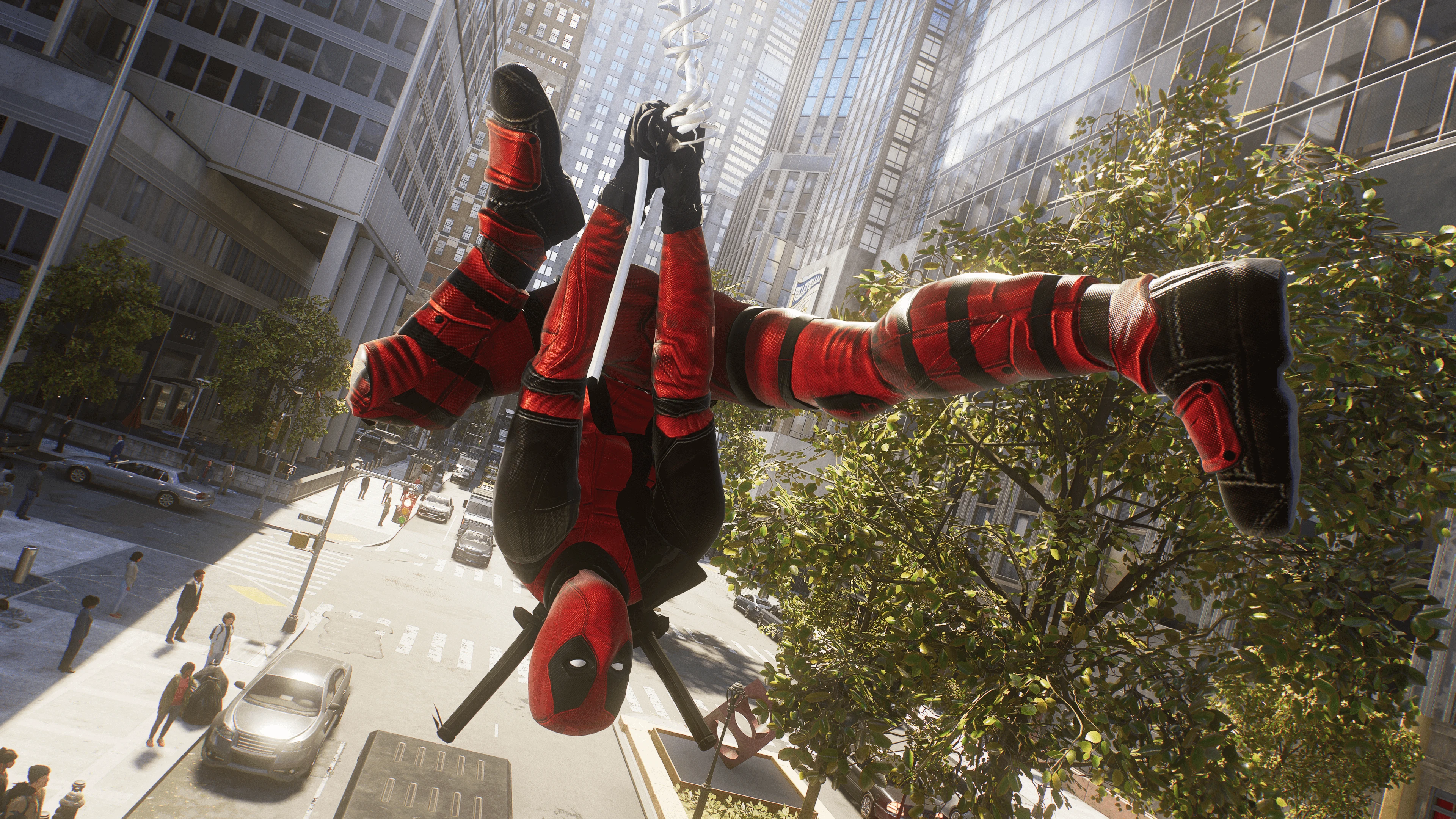 Marvel's Spider-Man 2 "Костюмы Дэдпула из фильмов"