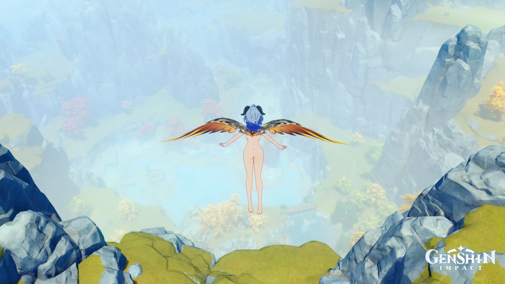 Genshin Impact "Голая Гань Юй"