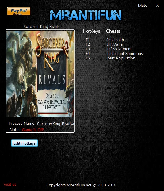 Sorcerer King Rivals: Трейнер/Trainer (+5) [2.0] {MrAntiFun}