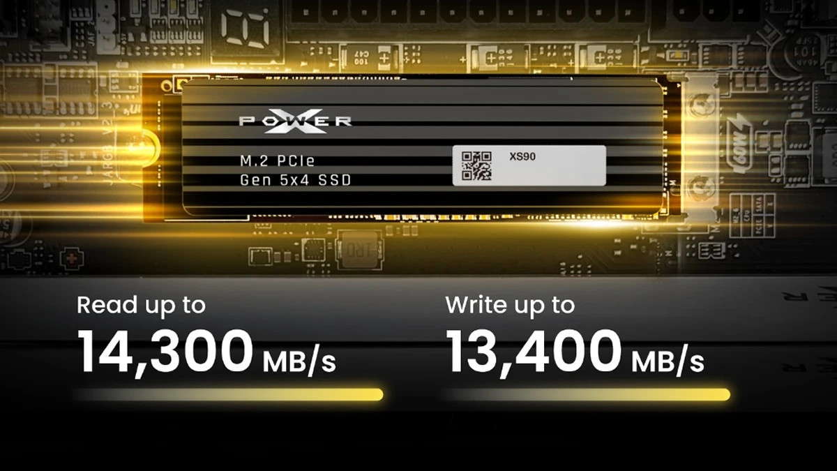 Silicon Power выпускает твердотельный накопитель XPOWER XS90 Gen 5 x4