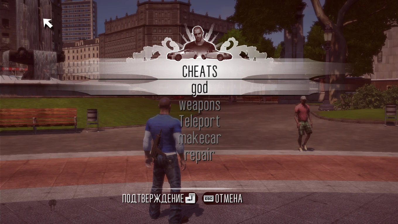 Wheelman: Чит-Мод/Cheat-Mode (Меню разработчиков)