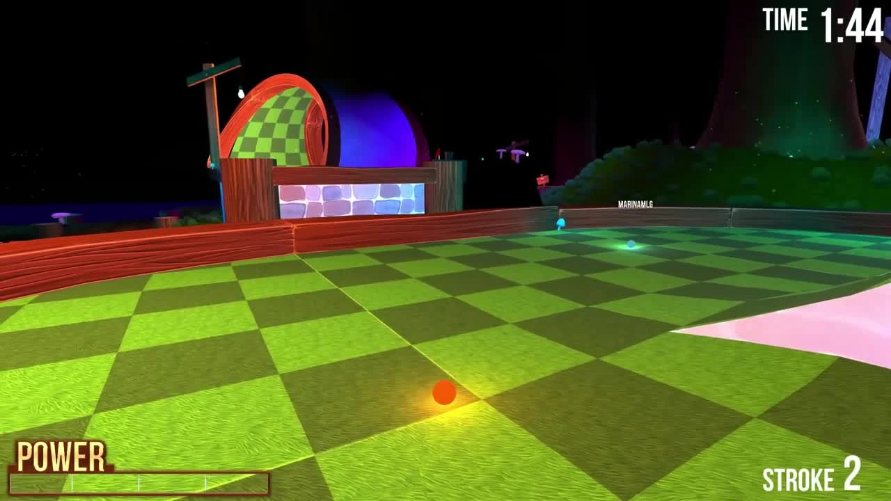 Гольф с девушкой! эпичное сражение! - Golf With Your Friends