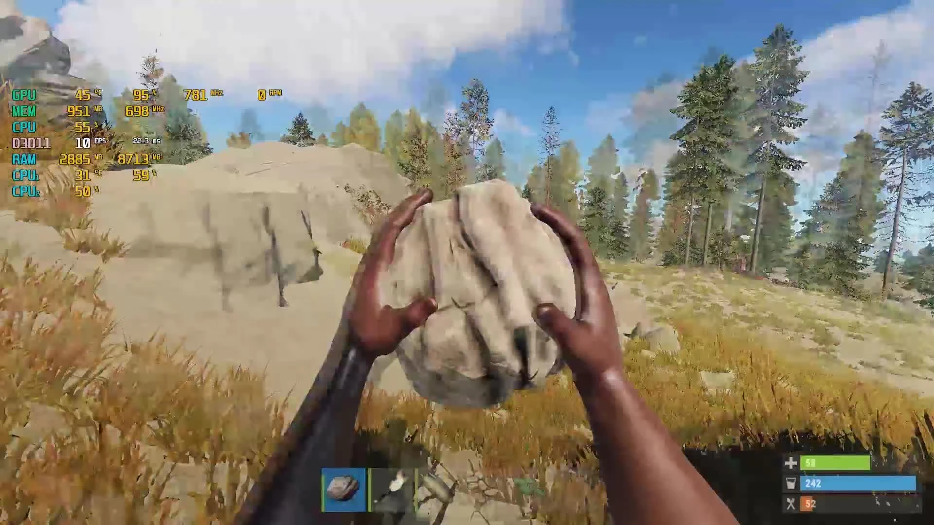 RUST на слабом ПК (2-6 Cores, 4-12 Ram, GeForce 630, 550, 1060/Radeon 7870)