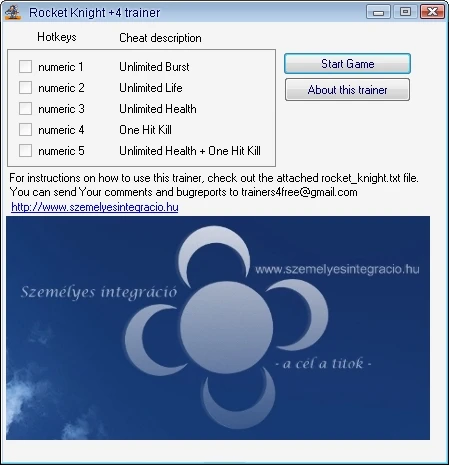 Rocket Knight: Трейнер (+4) [1.0] {Geri}