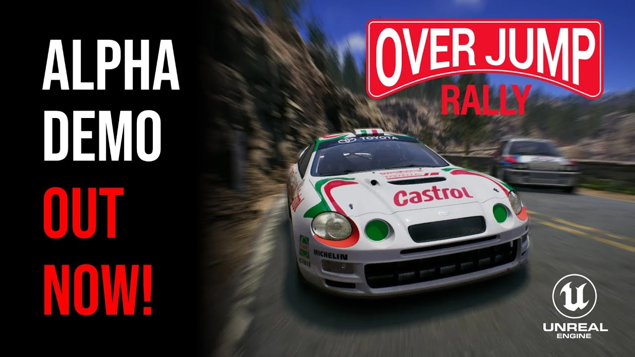 Фанат работает над неофициальным ремейком SEGA Rally на Unreal Engine 5 под названием Over Jump