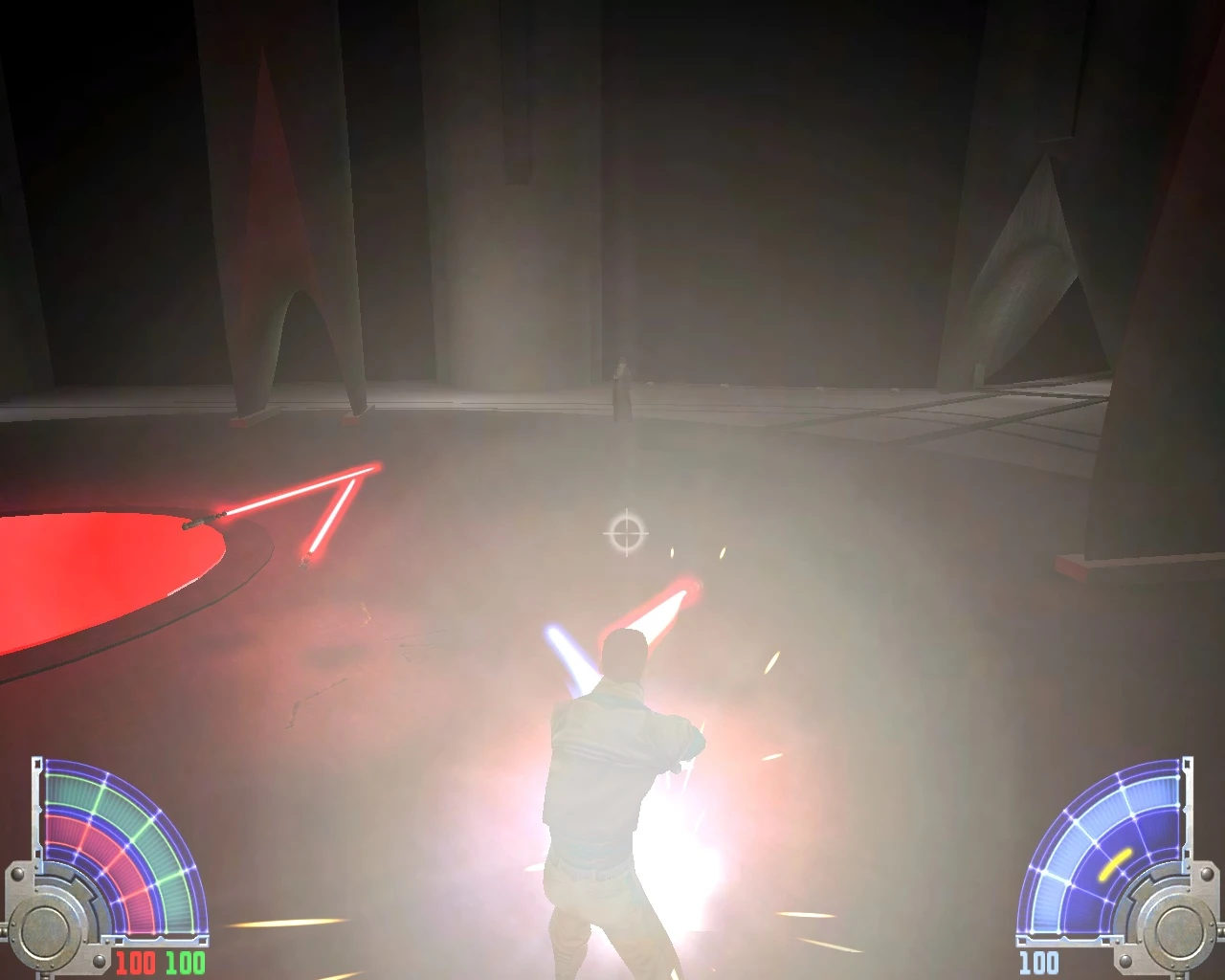 Star Wars: Jedi Knight - Jedi Academy "Летающие световые мечи"