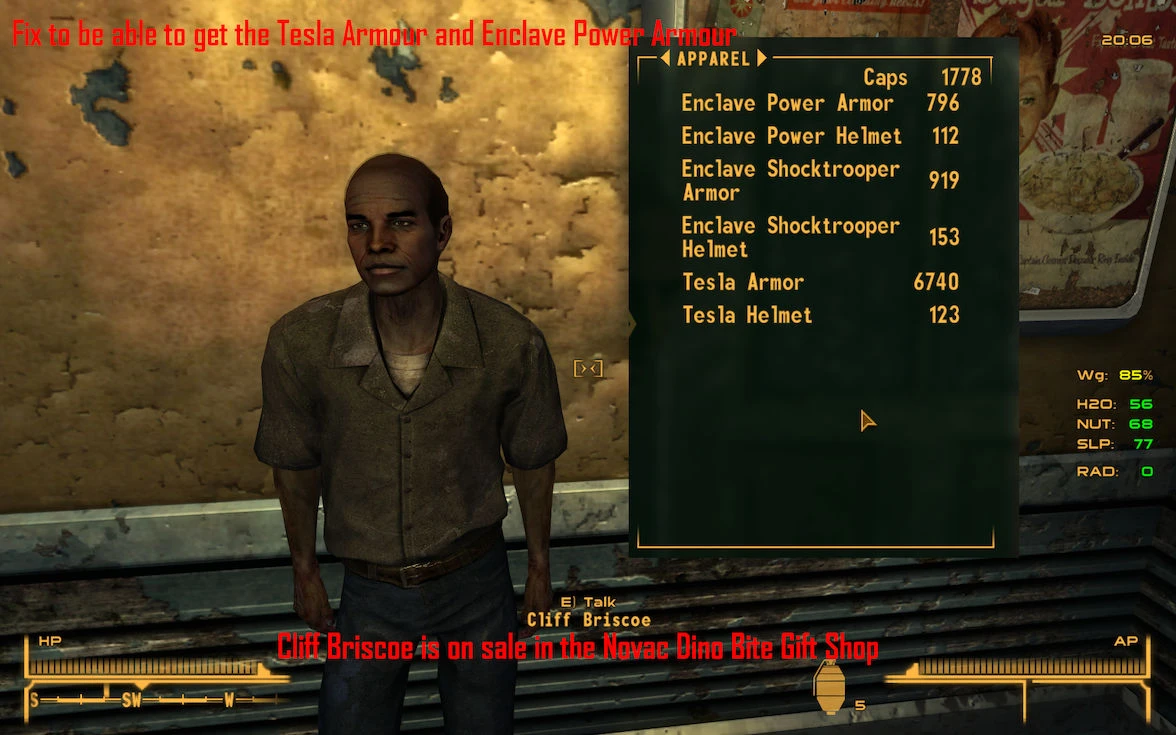 Fallout: New Vegas "T6M Female Power Armor NV"