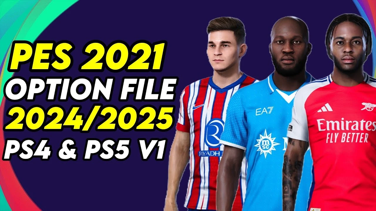 PES 2021 "Файл опций PS4/PS5 Сезон 2024-2025" [1.0] {Editores}