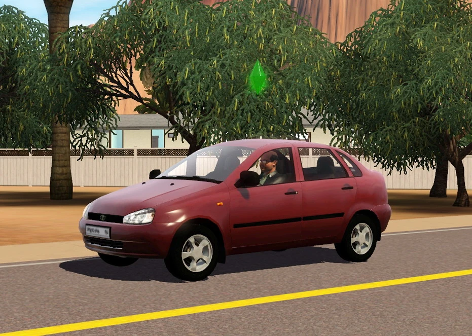 The Sims 3 "Автомобиль Russian Lada Kalina (VAZ-1118)"