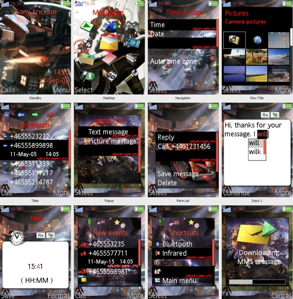 Transformers: War for Cybertron  "Theme SE 240x320"