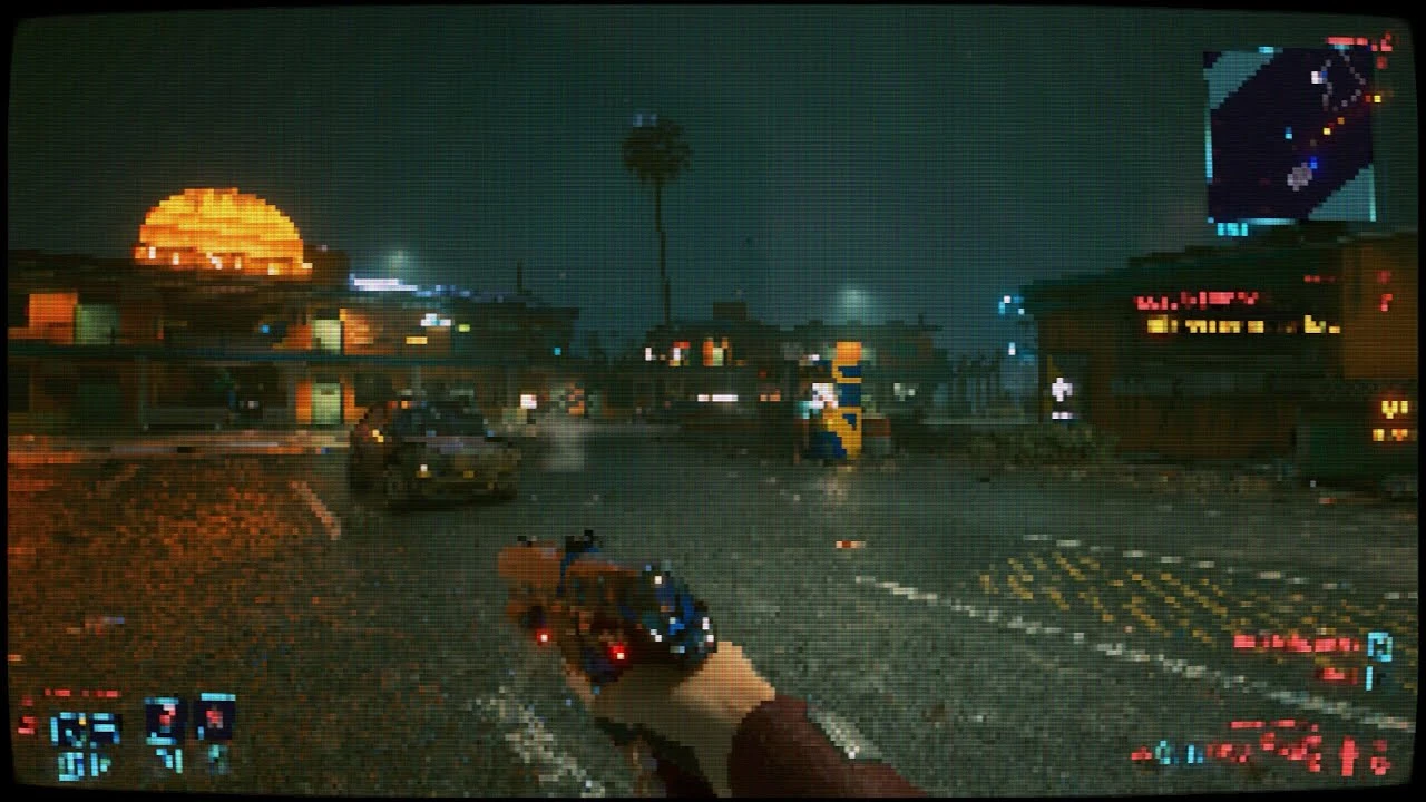 Cyberpunk 2077 "Графика в стиле Doom"