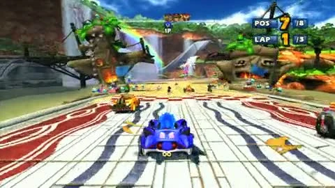 Sonic & Sega All-Stars Racing "Sonic Gameplay"
