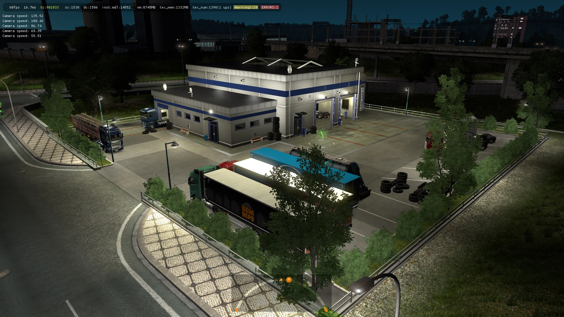Euro Truck Simulator 2 "Новые Префабы Service 2 ETS2 1.35.x"