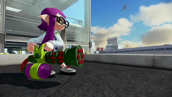 В Splatoon появился "красочный" пулемет