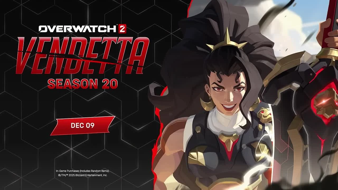 Blizzard опубликовали трейлер и подробности 20 сезона Overwatch 2, который начнется 9 декабря