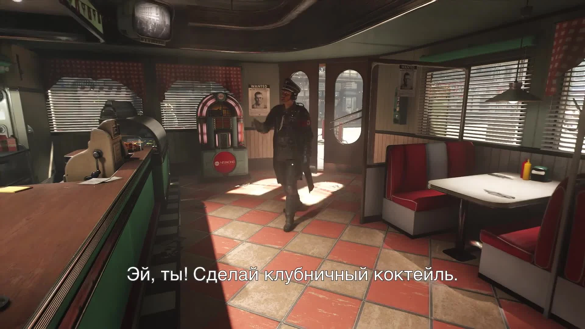 Wolfenstein 2: The New Colossus - клубничный коктейль