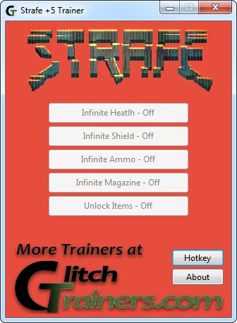 Strafe: Трейнер/Trainer (+5) [1.0] {Kompyuterlab}
