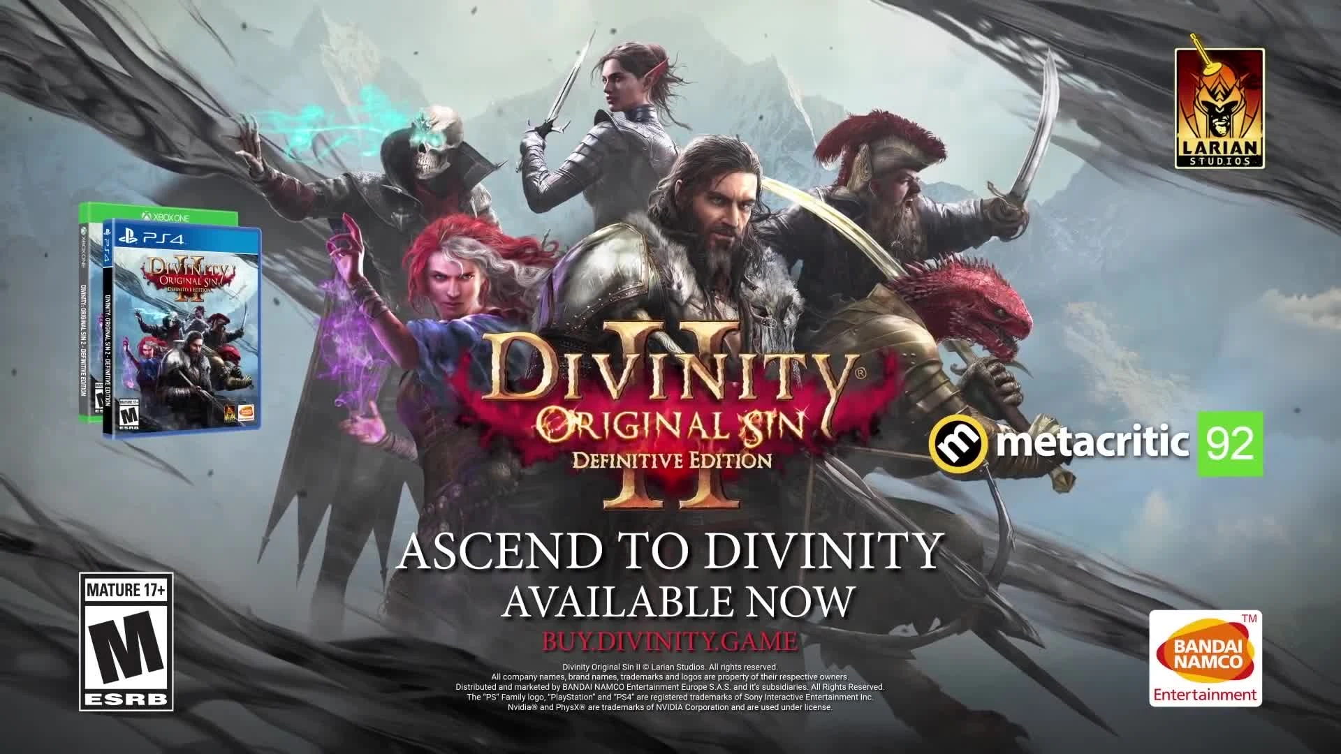 Изначально Divinity: Original Sin 2 использовала одну большую карту на весь свой игровой мир