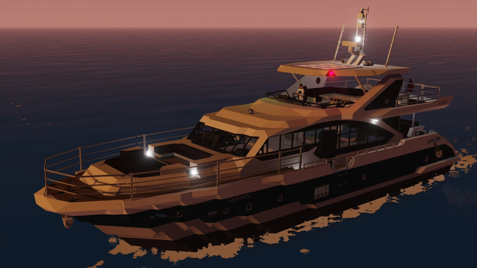 Stormworks: Build and Rescue "Яхта Azimut 80"