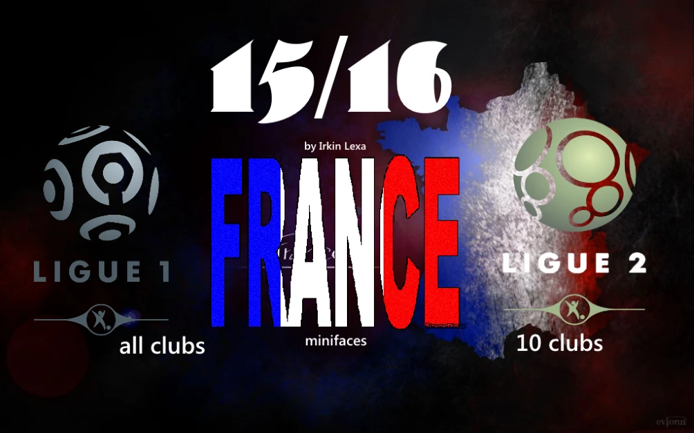 FIFA 15 "France league 1,2 15/16"