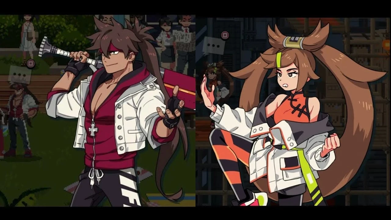 Джам и Сол из Гилти Гира в качестве наёмников