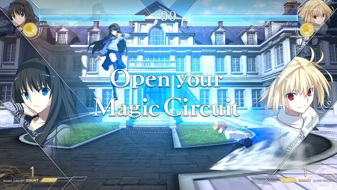 Новый геймплейный трейлер Melty Blood: Type Lumina Gets, где Аркуэйд Брунестуд получает реванш против Акихи Тохно