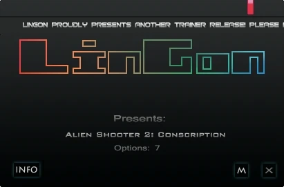 Alien Shooter 2 - Conscription: Трейнер/Trainer (+7) [1.0] {LinGon}