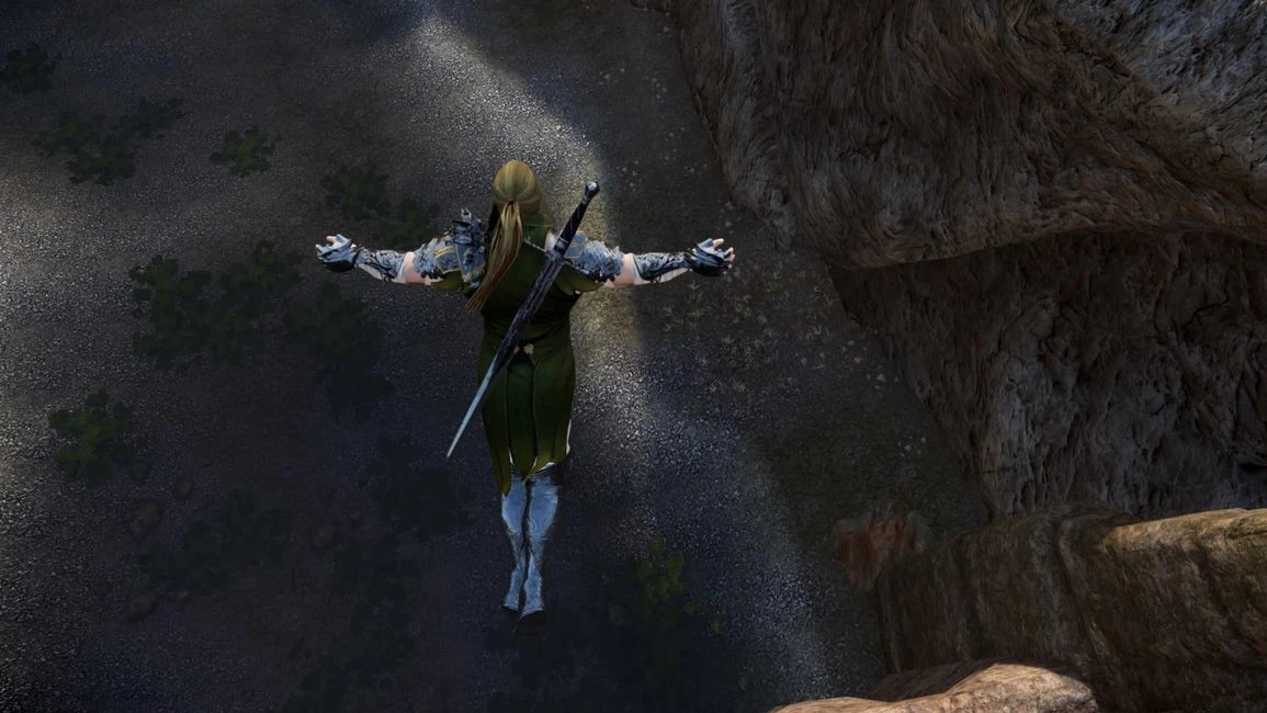 Skyrim SE-AE "Прыжки в воду"