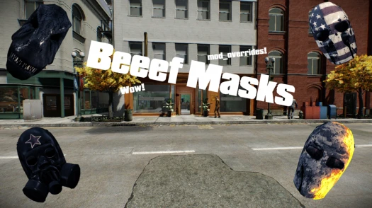 Payday 2 "Beeef Mask from Payday:The Heist"