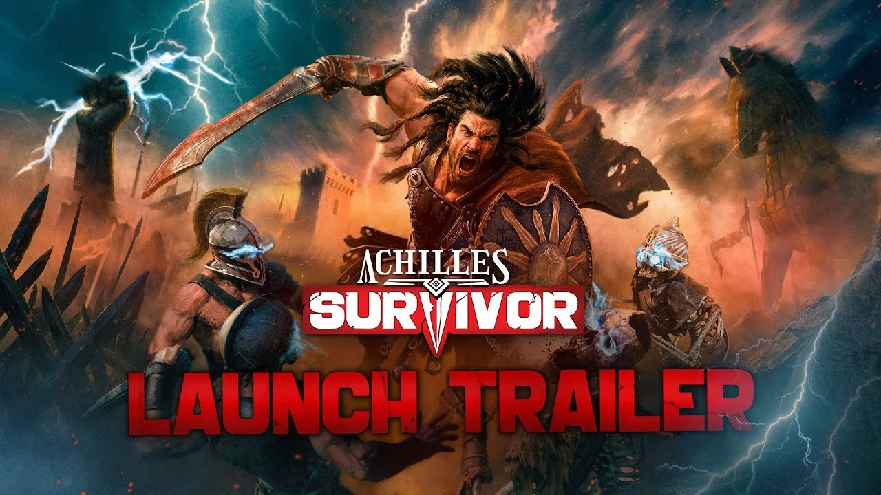 Состоялся релиз Achilles Survival - bullet-heaven roguelite с элементами стратегического строительства в ходе боя