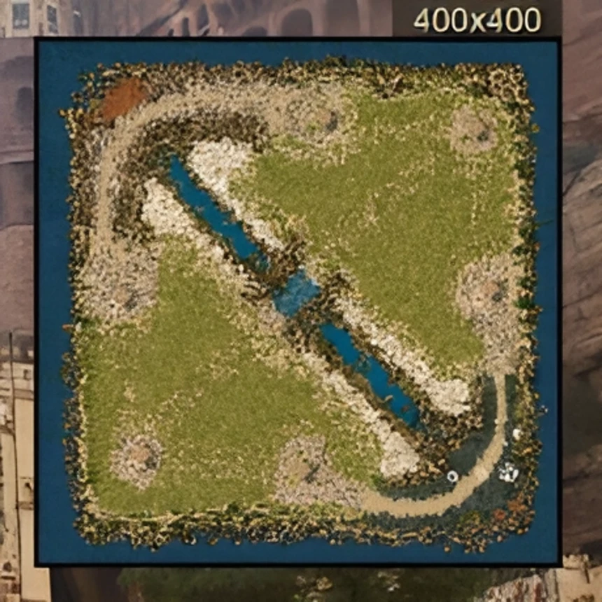 Stronghold Crusader "Сбалансированная карта Heelbreet"