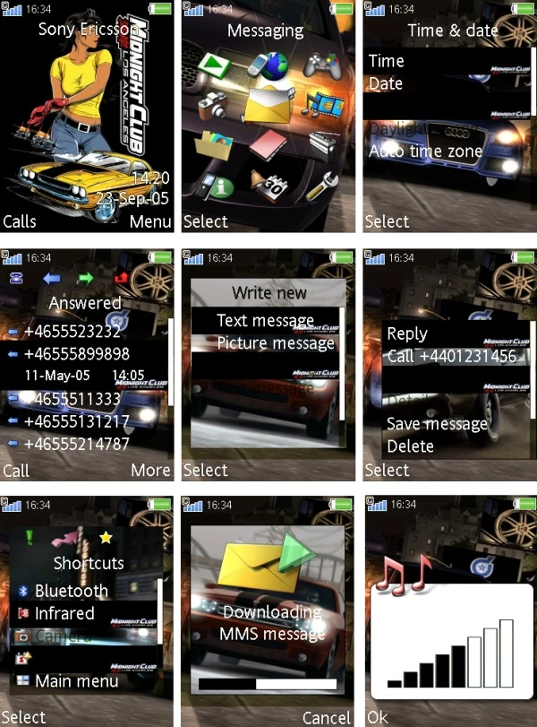 Midnight Club "Theme 240*320 SE"