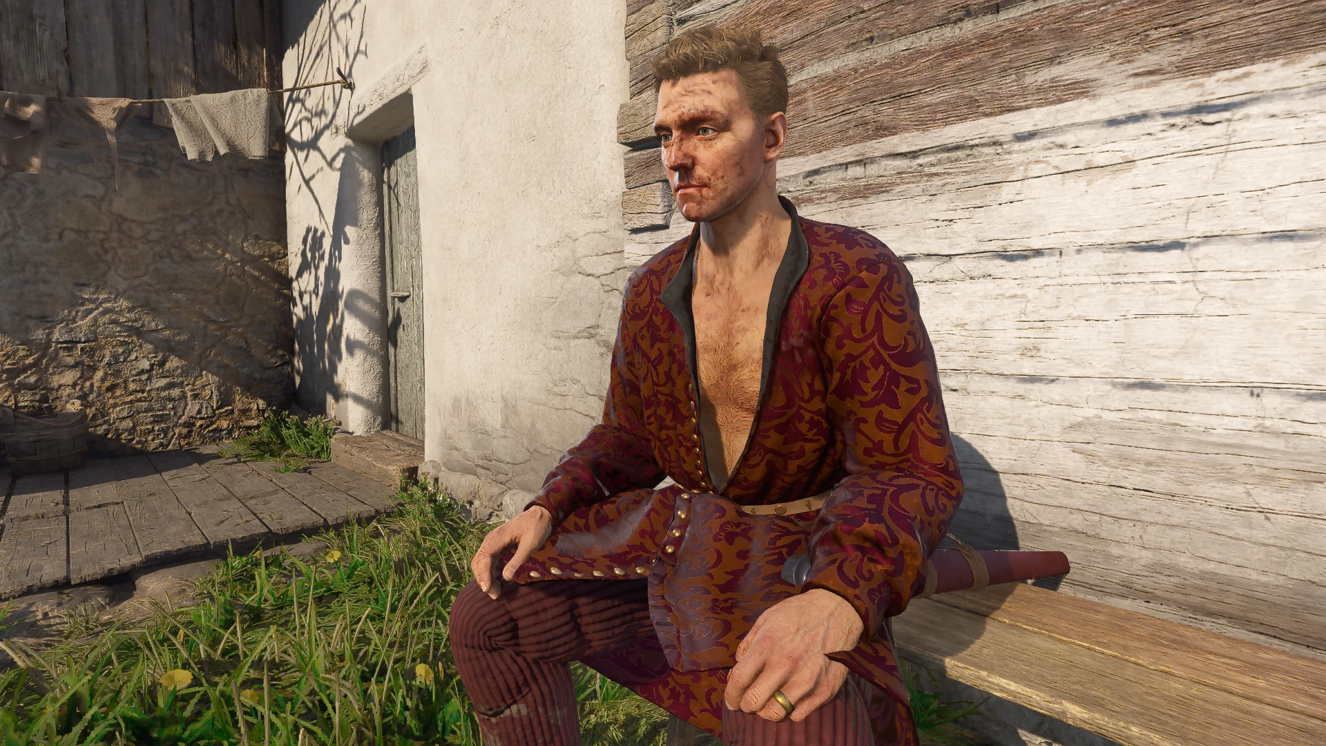 Kingdom Come: Deliverance 2 "Дублет Маркварта фон Аулица без повязки для Индржиха (Генри)"