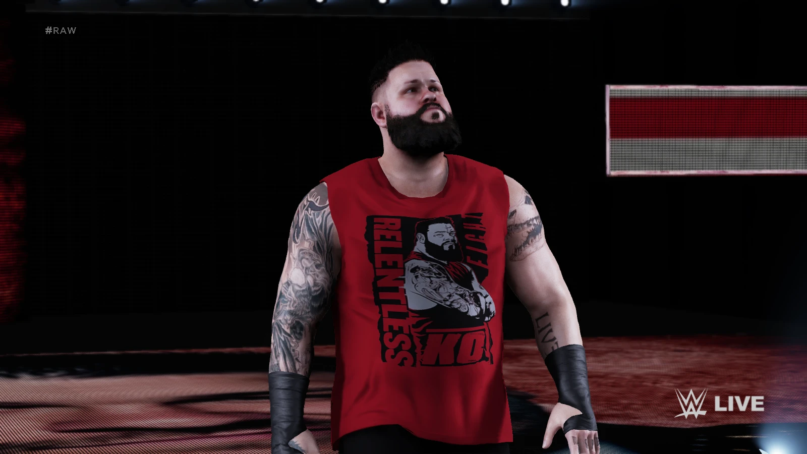 WWE 2K18 "Мод Kevin Owens RELENTLESS '21 Attire"